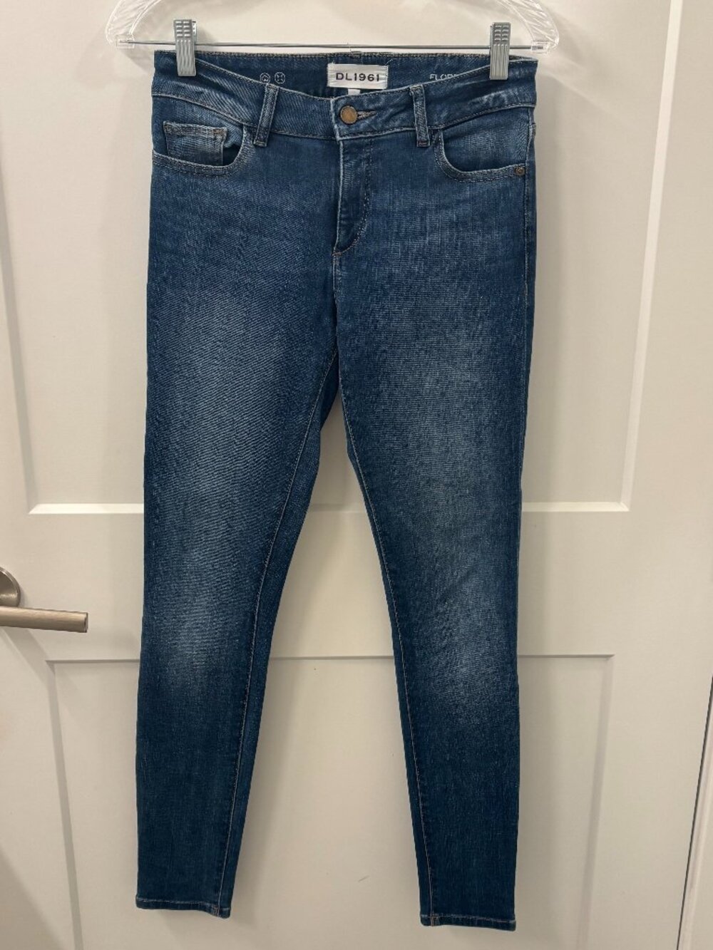 DL1961 Florence Instasculpt Skinny Jeans Pacific Wash Size 26